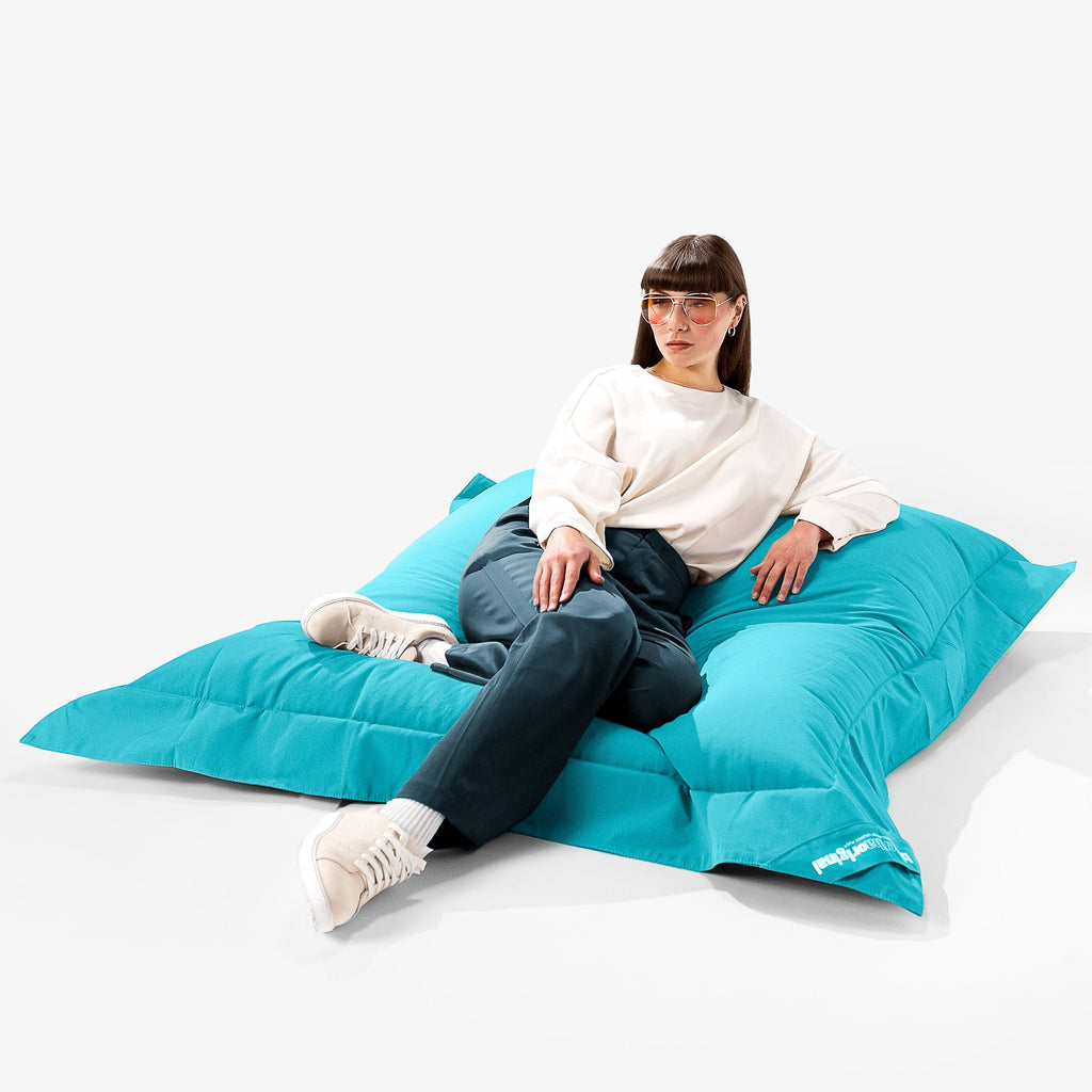 SoleiStorm™ Ultra 2000 h+ XXL Giant Outdoor Bean Bag - Olefin Aqua 03