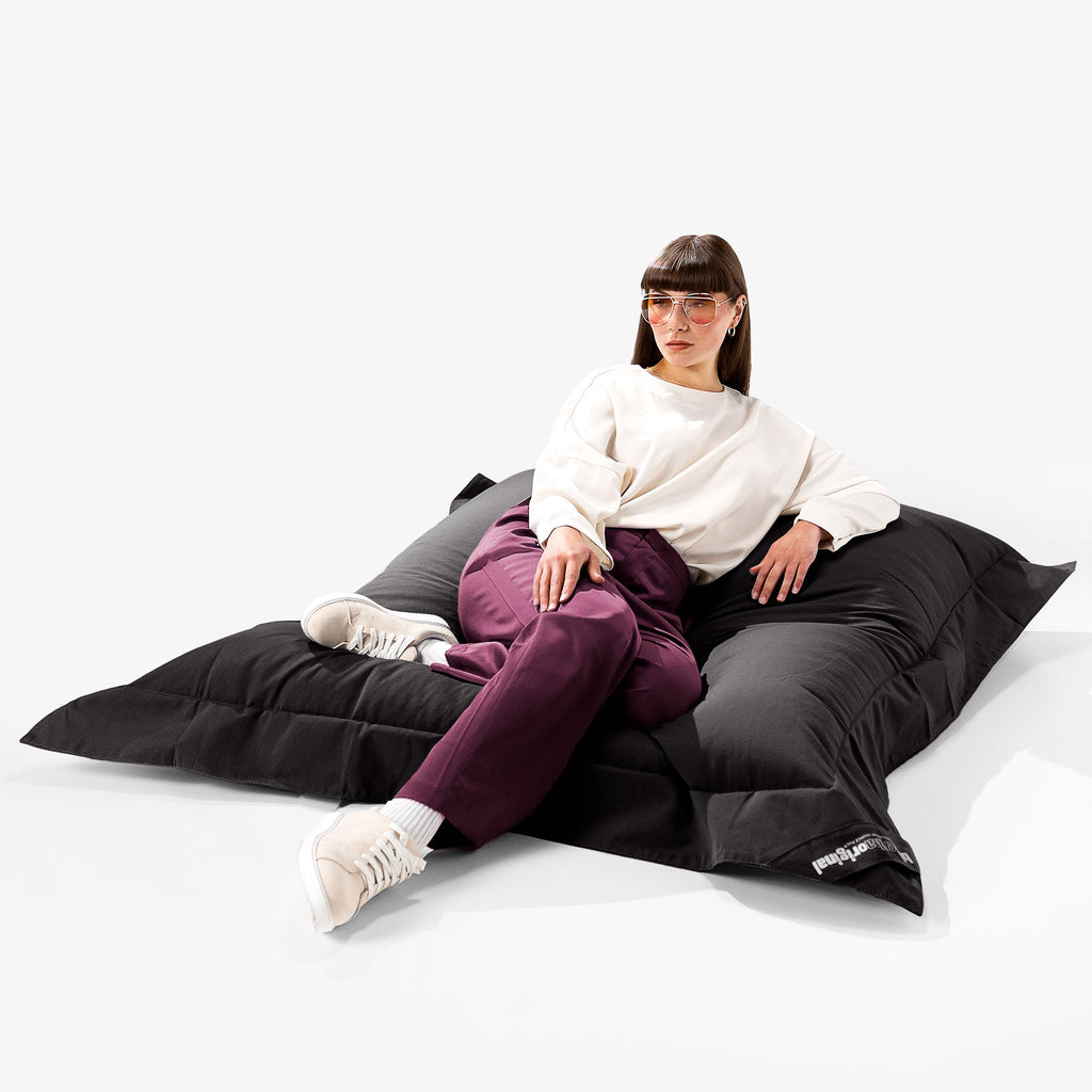 SoleiStorm™ Ultra 2000 h+ XXL Giant Outdoor Bean Bag - Olefin Black 03