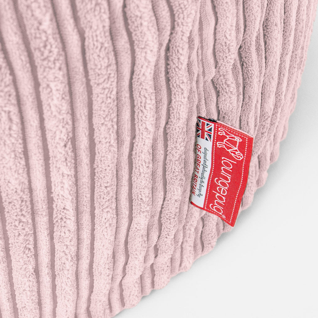 Albert Bean Bag Armchair - Cord Blush Pink 02