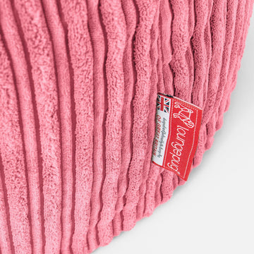 Classic Bean Bag Chair - Cord Coral Pink 03