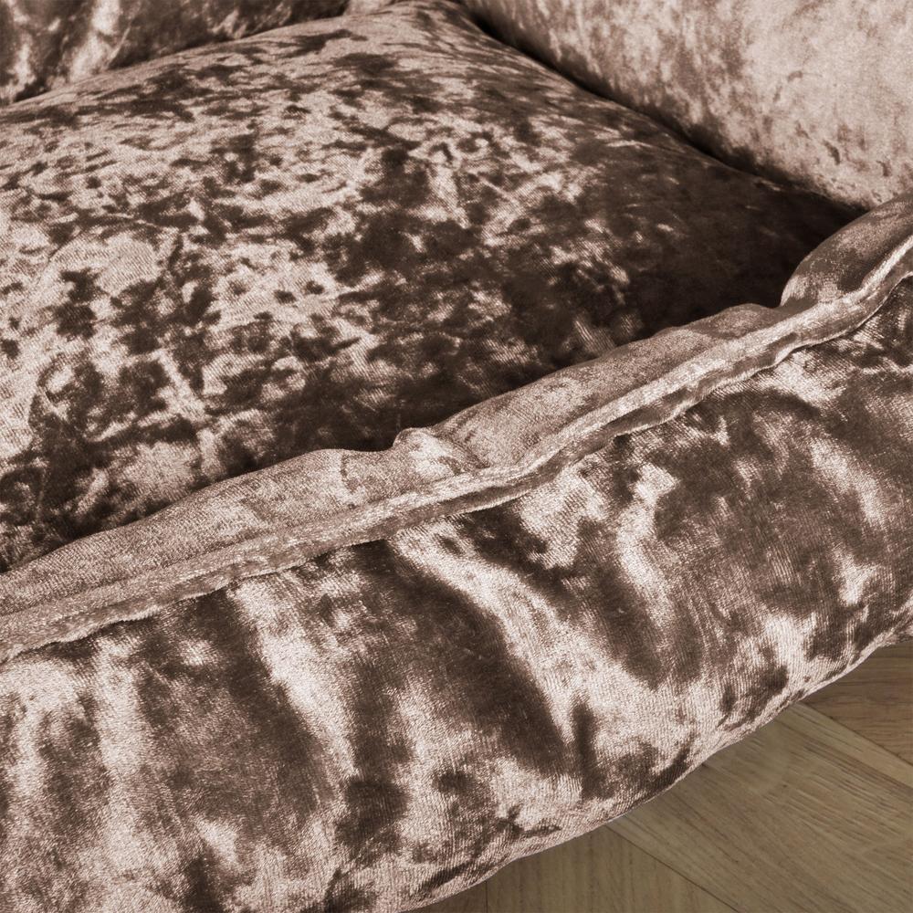 The Nest By Mighty-Bark Orthopedic Memory Foam Dog Bed Basket For Pets Small Medium Large Glitz Truffle