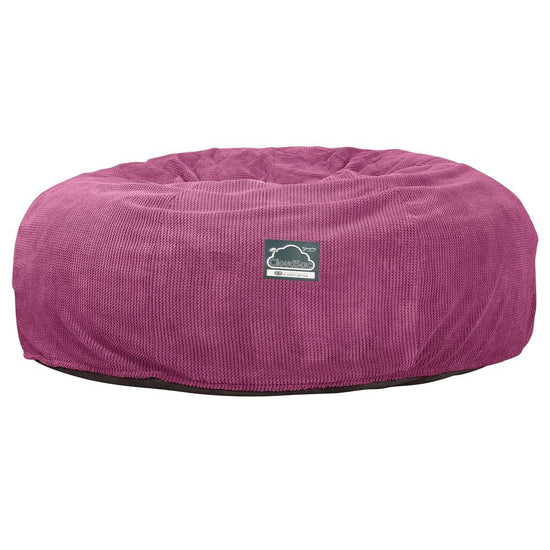 CloudSac 3000 XXL King Sized Memory Foam Beanbag Sofa - Pom Pom Pink 06