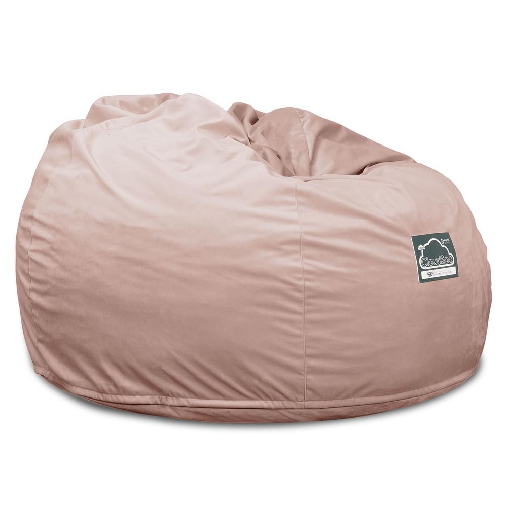 CloudSac 510 XL Large Memory Foam Beanbag - Velvet Rose Pink 05