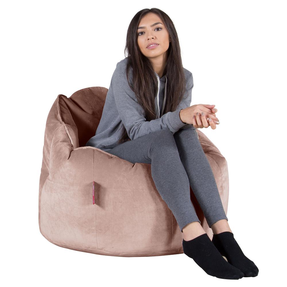 Cuddle Up Beanbag Chair - Velvet Rose Pink 01