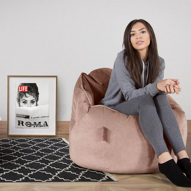 Cuddle Up Beanbag Chair - Velvet Rose Pink 02