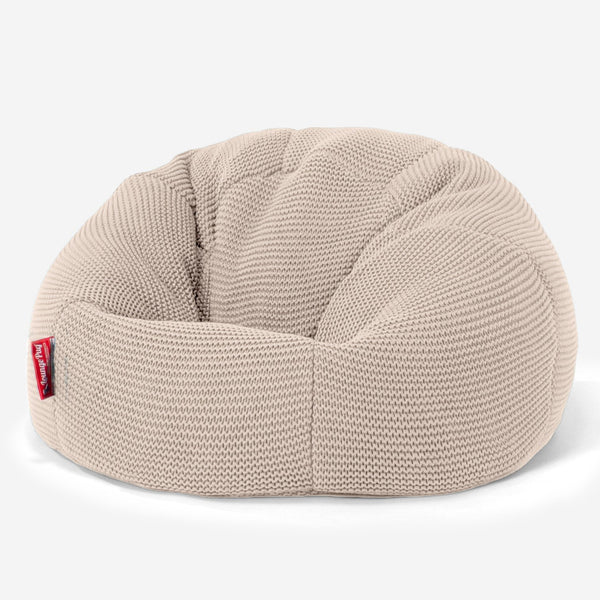 LOUNGE PUG ELLOS KNIT Kids' Bean Bag Chairs CLASSIC Gaming Chair Beanbags CREAM