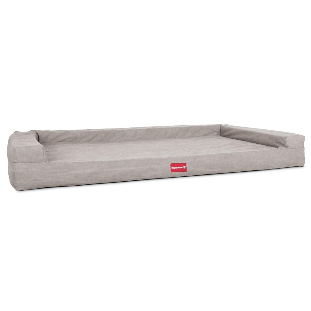 The Bench Orthopedic Memory Foam Dog Bed - Canvas Pewter 05