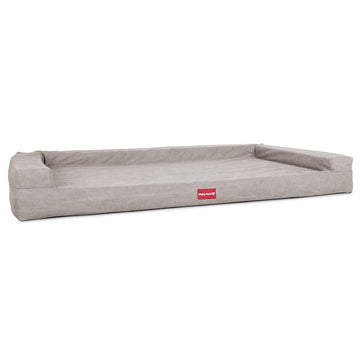 The Bench Orthopedic Memory Foam Dog Bed - Canvas Pewter 05