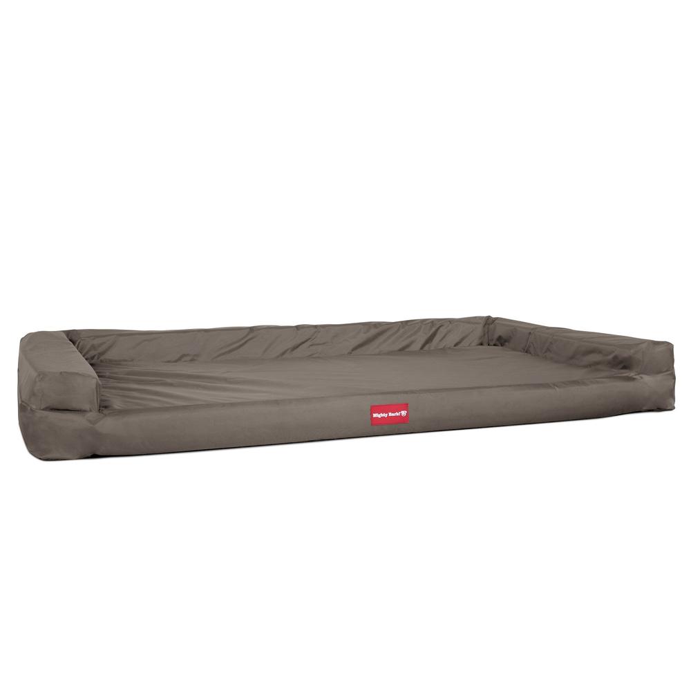 The Bench By Mighty-Bark Orthopedic Memory Foam Dog Bed Large Medium XXL Waterproof Grey