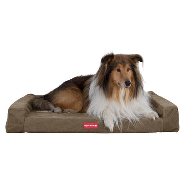 The Bench Orthopedic Memory Foam Dog Bed - Canvas Earth 03
