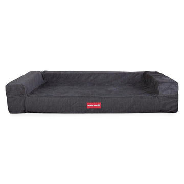 The Bench By Mighty-Bark Orthopedic Memory Foam Dog Bed Large Medium XXL Signature Graphite