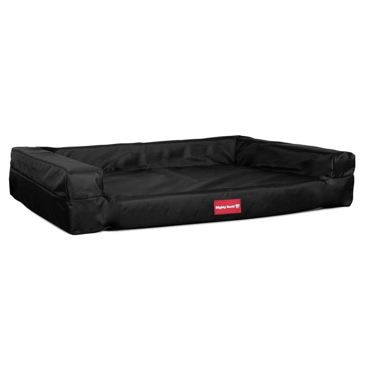 The Bench By Mighty-Bark Orthopedic Memory Foam Dog Bed Large Medium XXL Waterproof Black