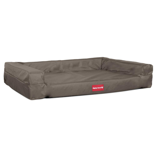 The Bench By Mighty-Bark Orthopedic Memory Foam Dog Bed Large Medium XXL Waterproof Grey