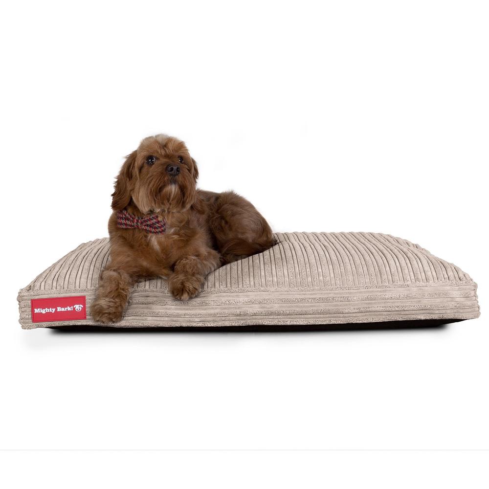 The Mattress By Mighty-Bark Orthopedic Classic Memory Foam Dog Bed Cushion For Pets Medium XXL Cord Mink