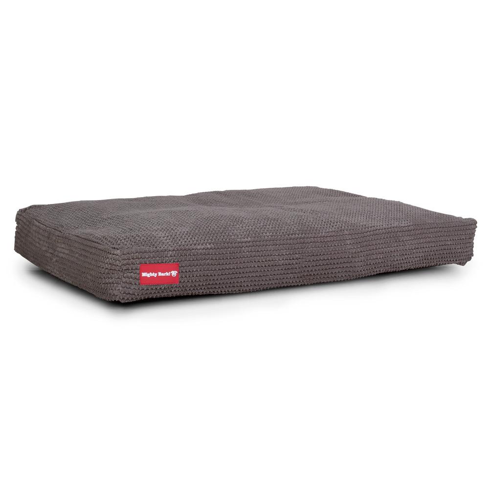 The Mattress By Mighty-Bark Orthopedic Classic Memory Foam Dog Bed Cushion For Pets Medium XXL Pom Pom Charcoal