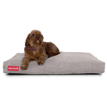 The Mattress By Mighty-Bark Orthopedic Classic Memory Foam Dog Bed Cushion For Pets Medium XXL Pom Pom Mink