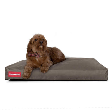 The Mattress By Mighty-Bark Orthopedic Classic Memory Foam Dog Bed Cushion For Pets Medium XXL Waterproof Grey