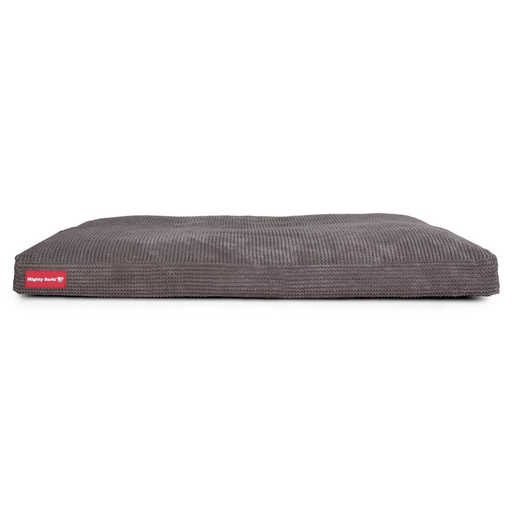 The Mattress By Mighty-Bark Orthopedic Classic Memory Foam Dog Bed Cushion For Pets Medium XXL Pom Pom Charcoal