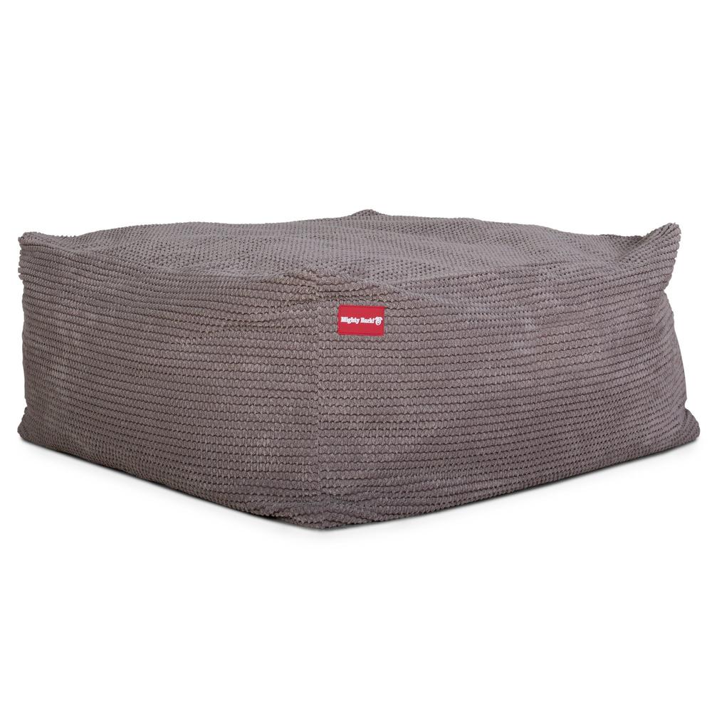 The Crash Pad By Mighty-Bark XXL Large Memory Foam Dog Bed Pom Pom Charcoal