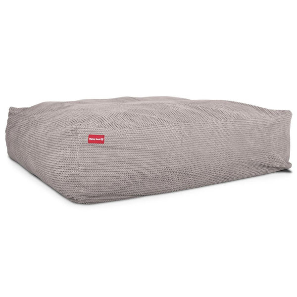 The Crash Pad By Mighty-Bark XXL Large Memory Foam Dog Bed Pom Pom Mink