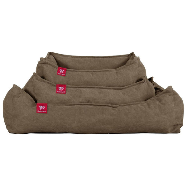 The Nest Orthopedic Memory Foam Dog Bed - Canvas Earth 01