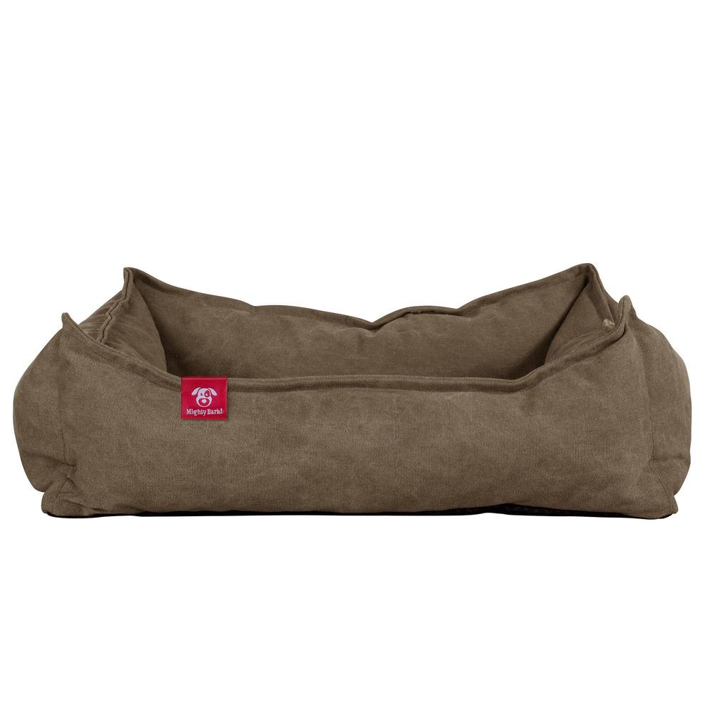 The Nest Orthopedic Memory Foam Dog Bed - Canvas Earth 03