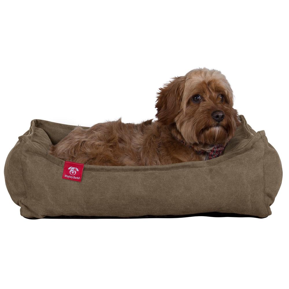 The Nest Orthopedic Memory Foam Dog Bed - Canvas Earth 04