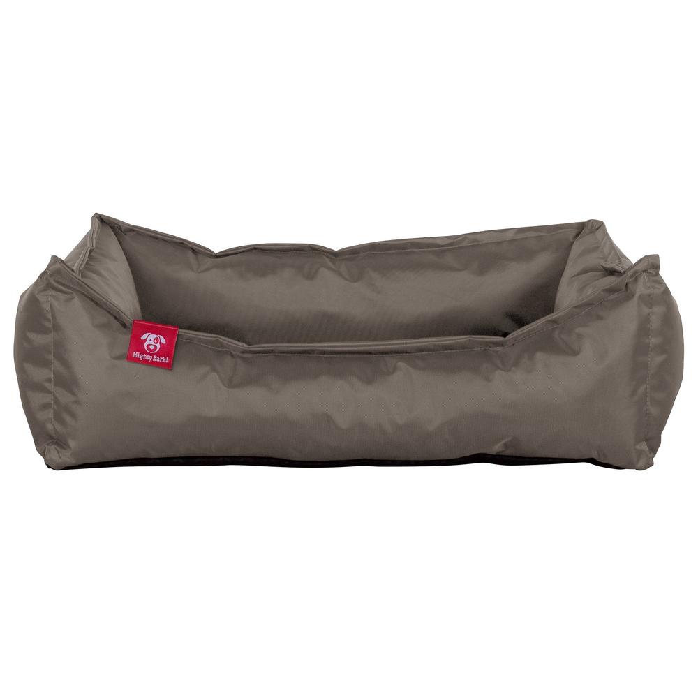 The Nest By Mighty-Bark Orthopedic Memory Foam Dog Bed Basket For Pets Small Medium Large Waterproof Grey
