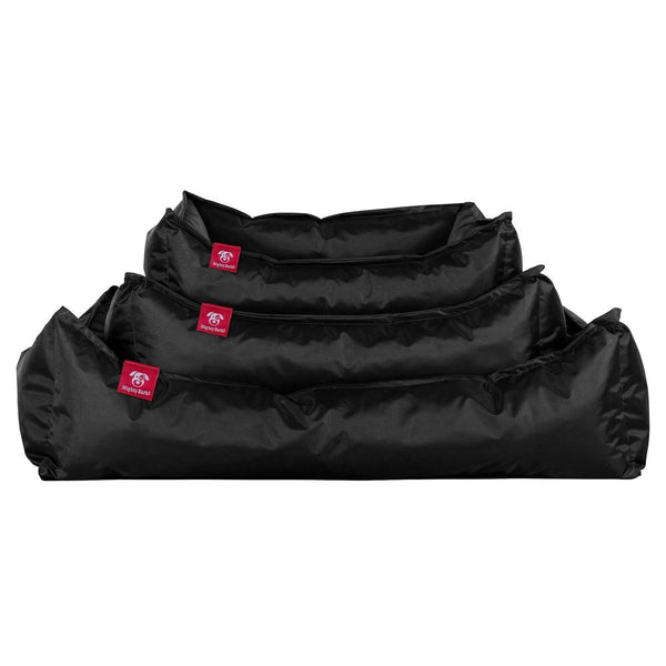 The Nest By Mighty-Bark Orthopedic Memory Foam Dog Bed Basket For Pets Small Medium Large Waterproof Black