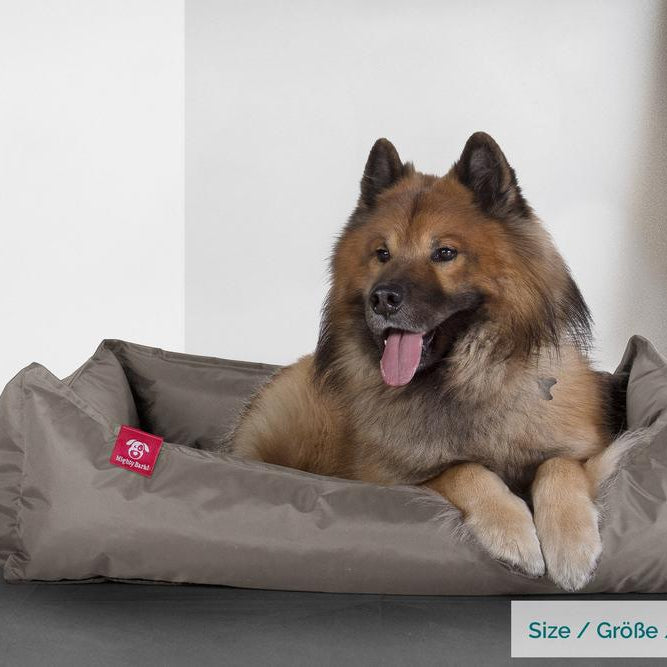 The Nest By Mighty-Bark Orthopedic Memory Foam Dog Bed Basket For Pets Small Medium Large Waterproof Grey