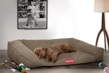 The Sofa Orthopedic Memory Foam Sofa Dog Bed - Canvas Earth 02