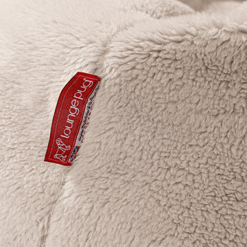 XXL Cuddle Cushion - Teddy Faux Fur Mink 02