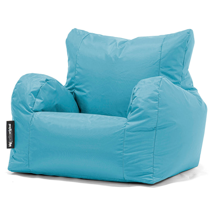 Garden Bean Bag Armchair - SmartCanvas™ Aqua Blue 01
