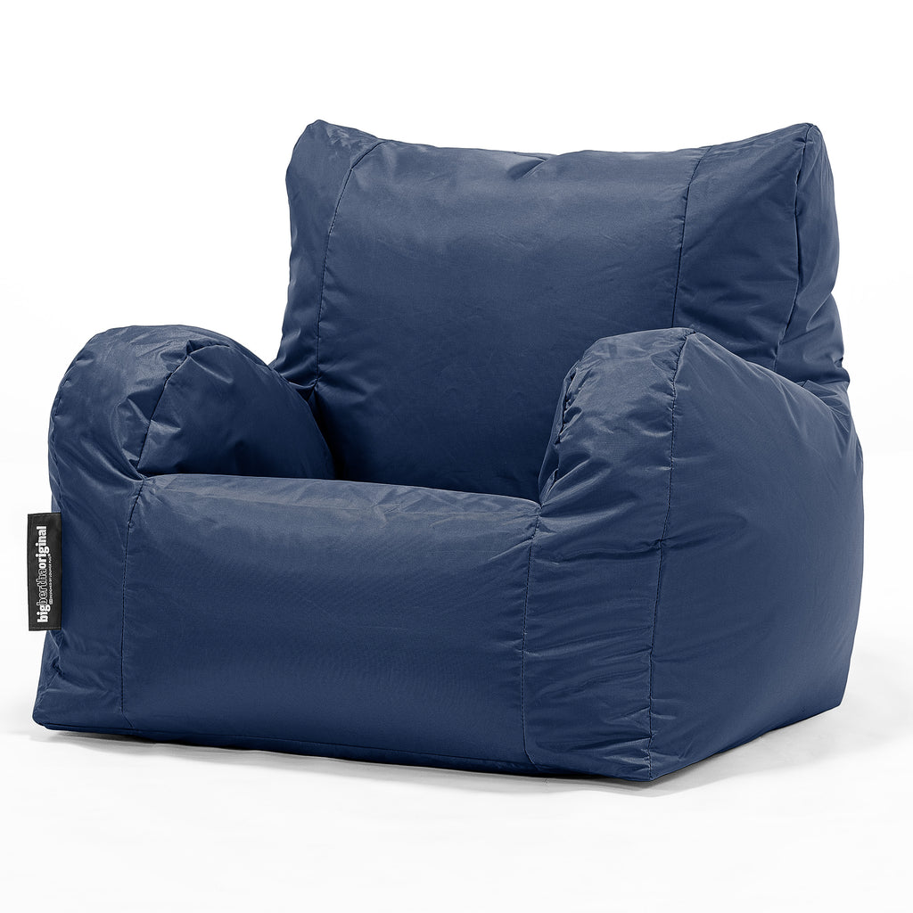 Garden Bean Bag Armchair - SmartCanvas™ Navy Blue 01