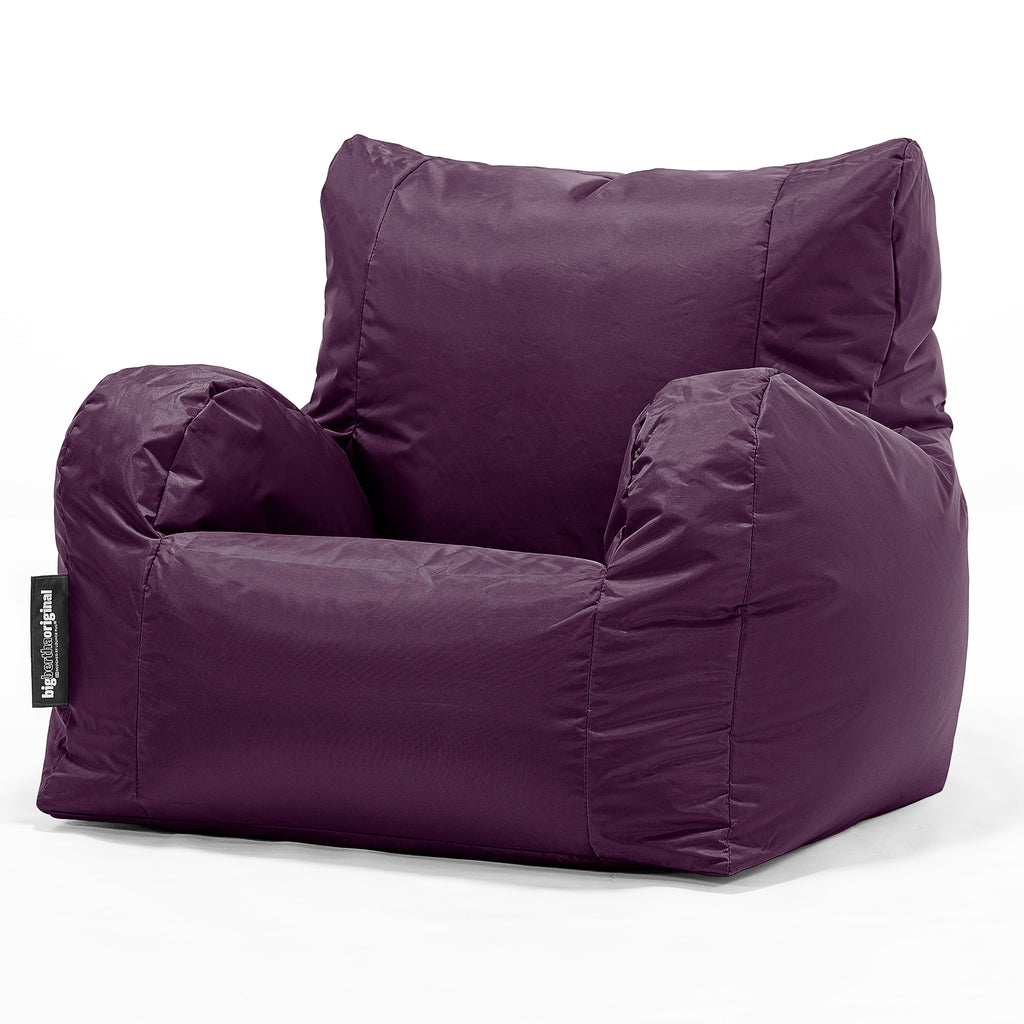 Garden Bean Bag Armchair - SmartCanvas™ Purple 01