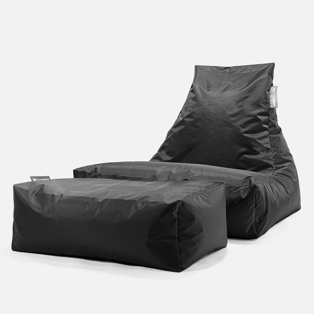 Lounger Beanbag - SmartCanvas™ Black 02