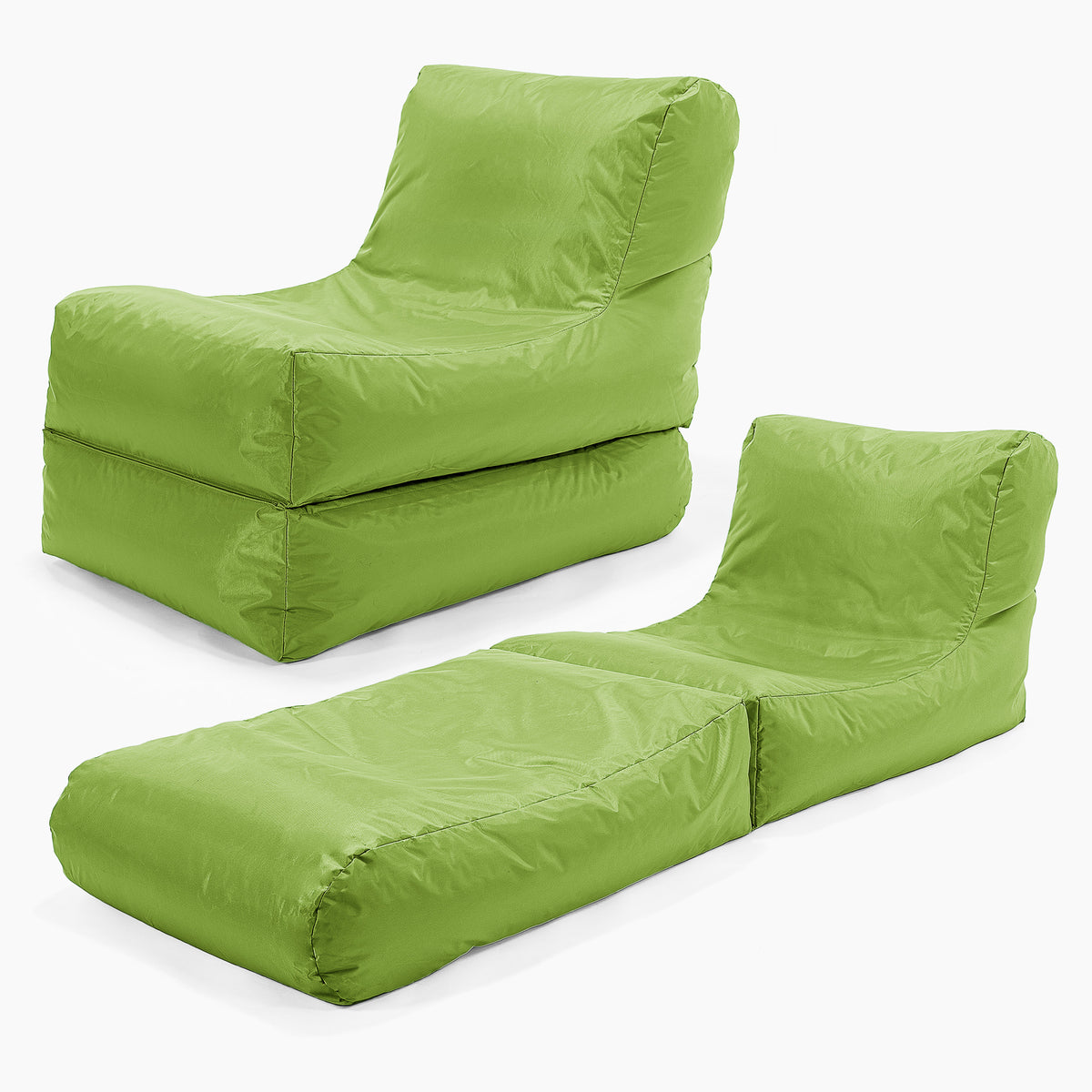 Lime green sun lounger sales