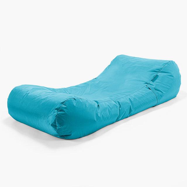 Sun Lounger Garden Beanbag - SmartCanvas™ Aqua Blue 01