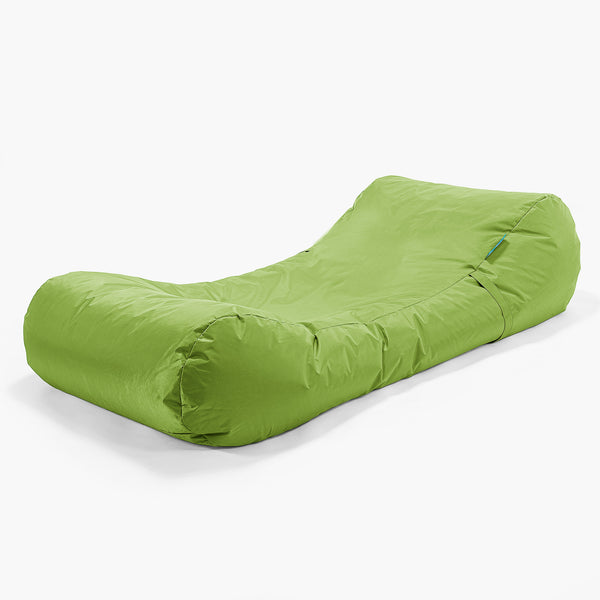 Sun Lounger Garden Beanbag - SmartCanvas™ Lime Green 01