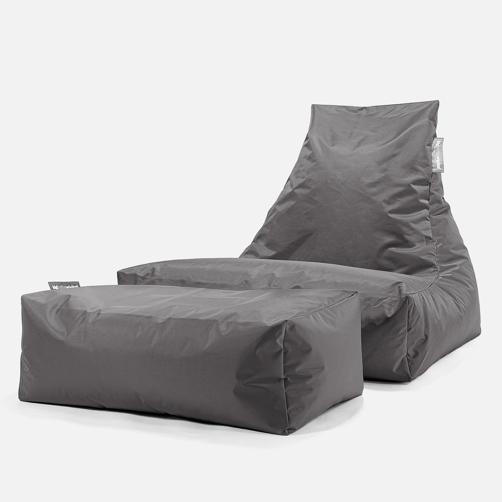 Lounger Beanbag - SmartCanvas™ Graphite Grey 02