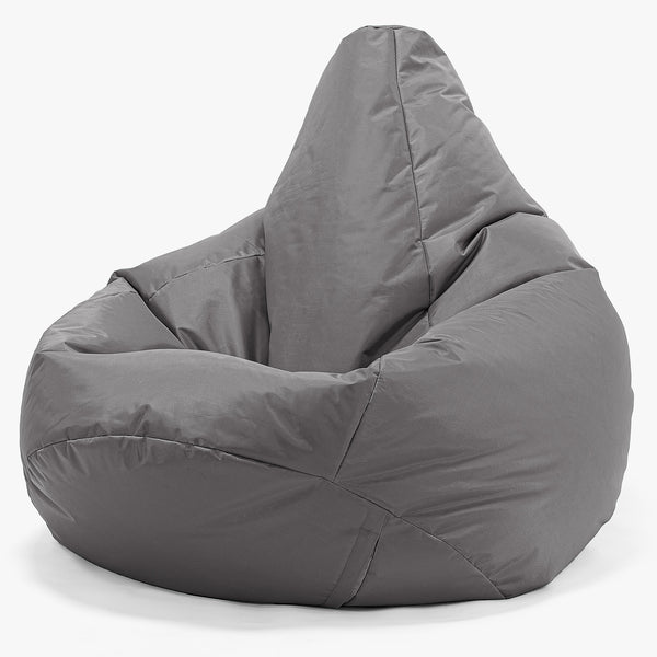 Outdoor Highback Bean Bag Chair - SmartCanvas™ Graphite Grey 01