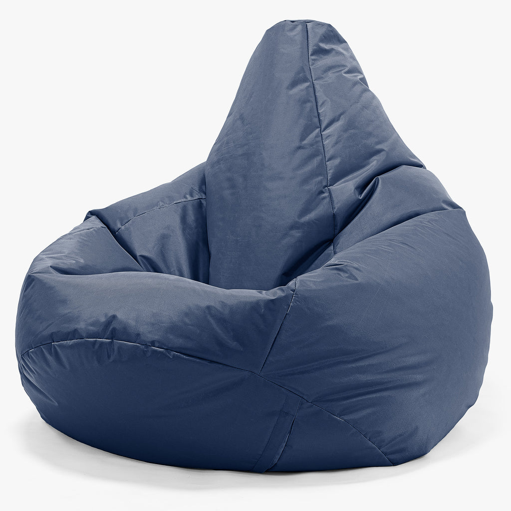 Outdoor Highback Bean Bag Chair - SmartCanvas™ Navy Blue 02