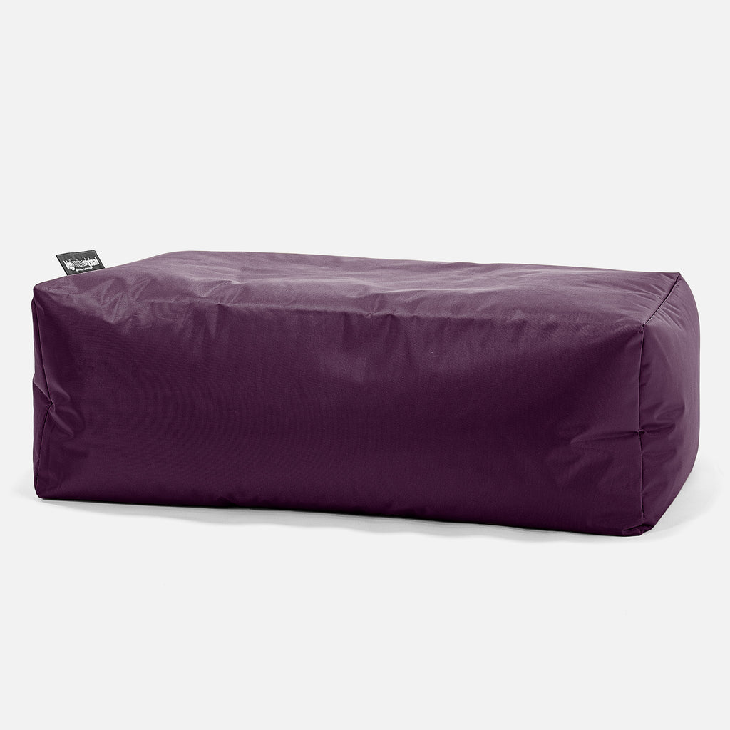 Outdoor Large Footstool - SmartCanvas™ Purple 01