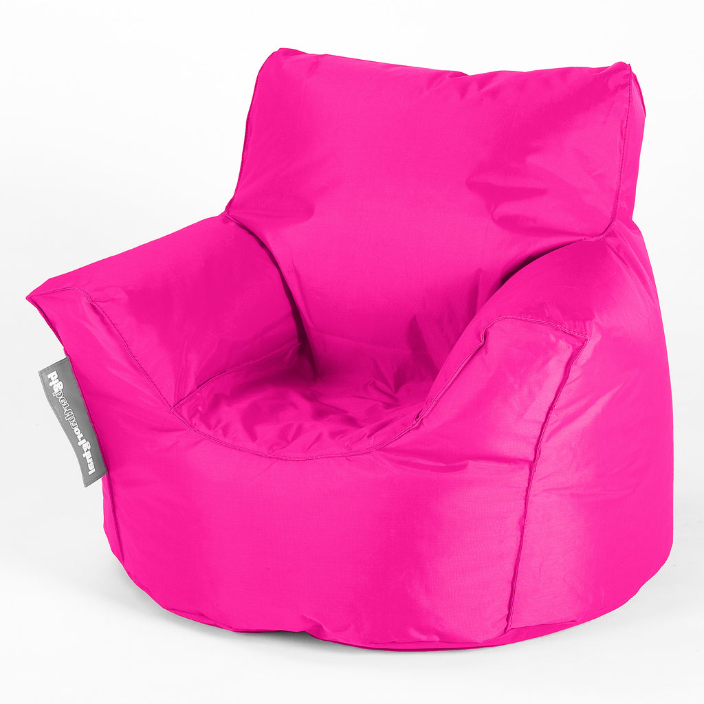 Wipe Clean Toddlers' Armchair 1-3 yr Bean Bag - SmartCanvas™ Cerise Pink 01