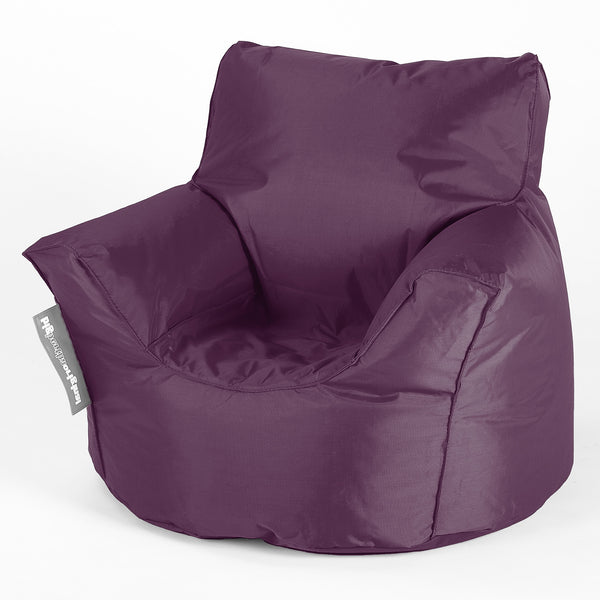 Wipe Clean Toddlers' Armchair 1-3 yr Bean Bag - SmartCanvas™ Purple 01