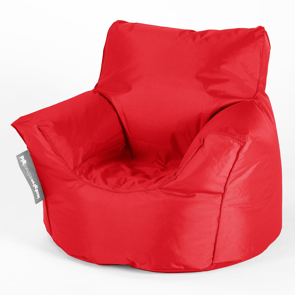 Wipe Clean Toddlers' Armchair 1-3 yr Bean Bag - SmartCanvas™ Red 01