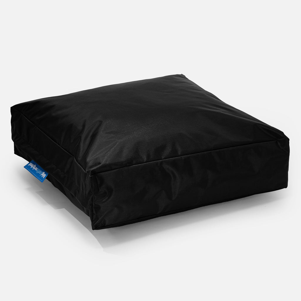 Outdoor Large Floor Cushion - SmartCanvas™ Black 01