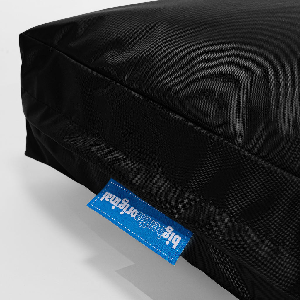 Outdoor Large Floor Cushion - SmartCanvas™ Black 02