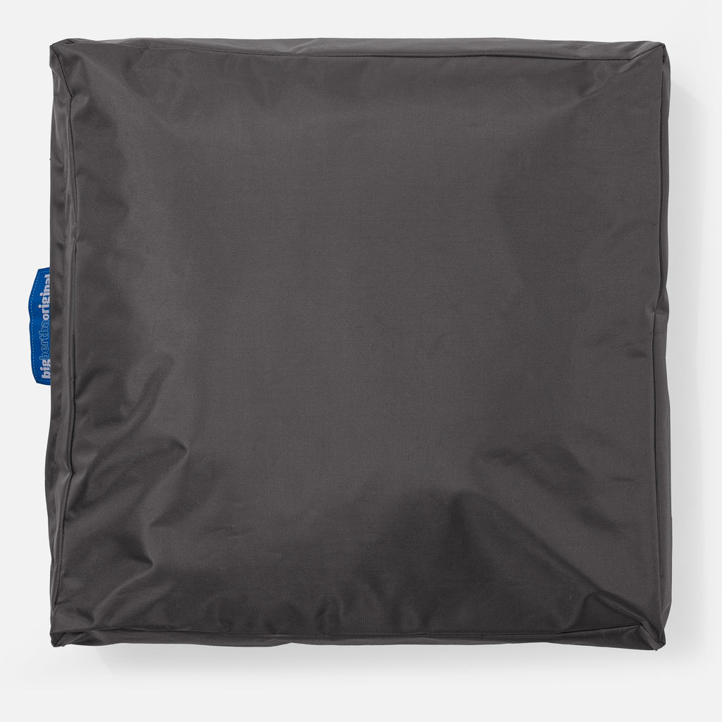 Outdoor Large Floor Cushion - SmartCanvas™ Graphite Grey 03