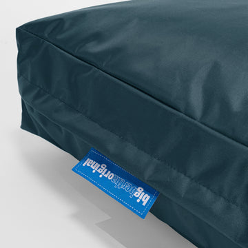 Outdoor Large Floor Cushion - SmartCanvas™ Petrol Blue 02